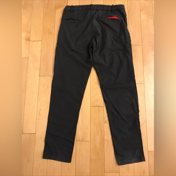 Lululemon Mens dark grey pants Sz 34/32 chino - Picture 3 of 6
